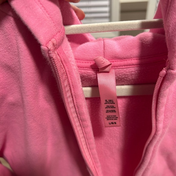 Skims Pink Zip-Up Hoodie size L - Picture 4 of 4